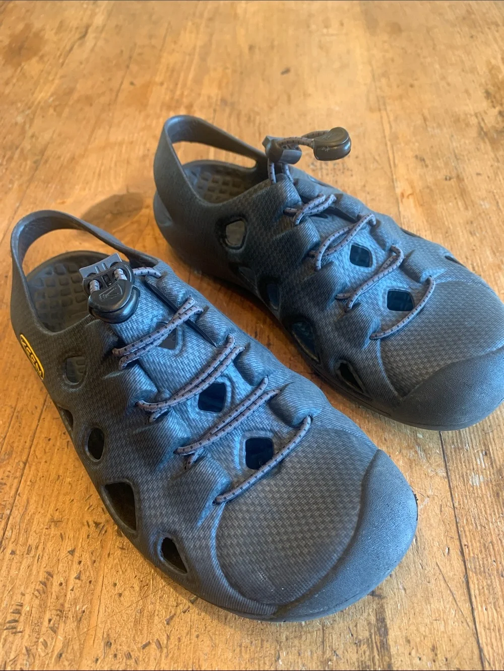KEEN Kids Black Closed-Toe Water Shoes